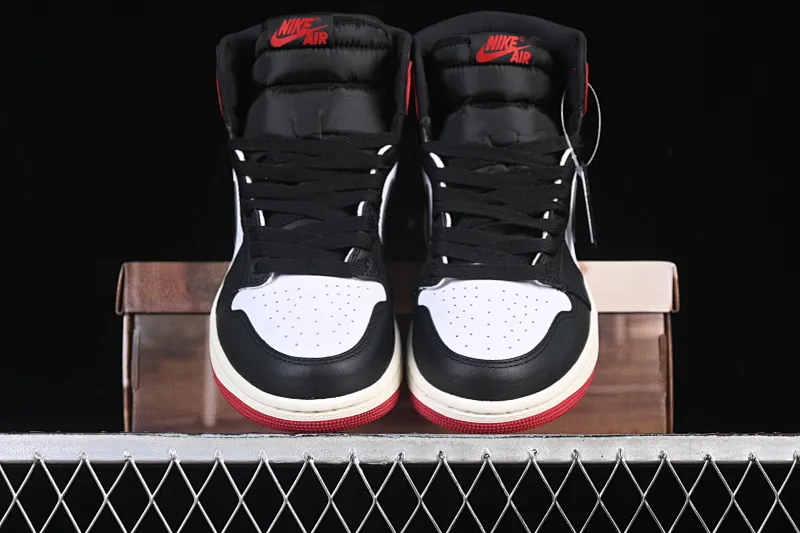 All categories Air Jordan Jordan series basketball shoes Air Jordan 1 High Air Jordan 1 High OG "Black Toe Reimagined" AJ1 Joe 1 new black toe DZ5485-106